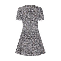 Embroidered Skater Dress