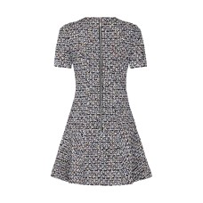 Embroidered Skater Dress