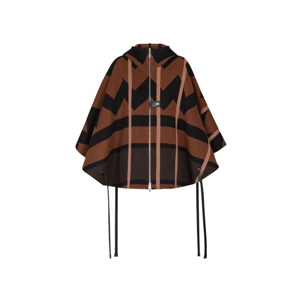 Graphic Hooded Cape
