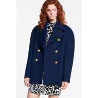 Kimono Sleeves Peacoat