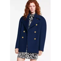 Kimono Sleeves Peacoat