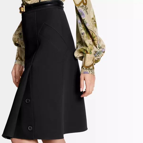 Knee-Length A-Line Skirt