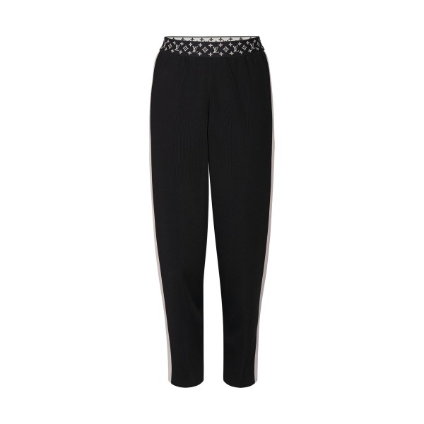 Knit Pant With Monogram Band