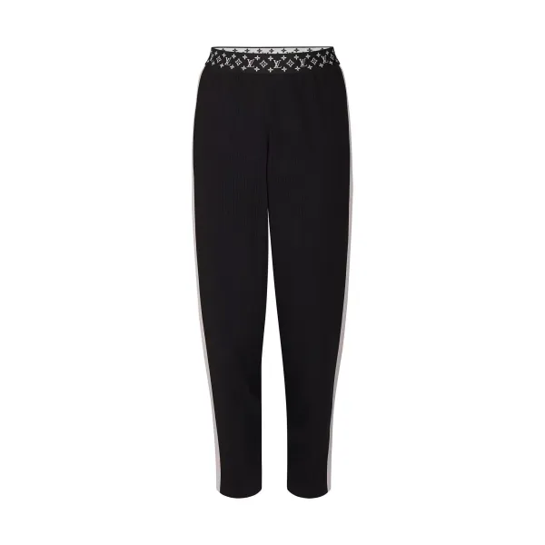 Knit Pant With Monogram Band