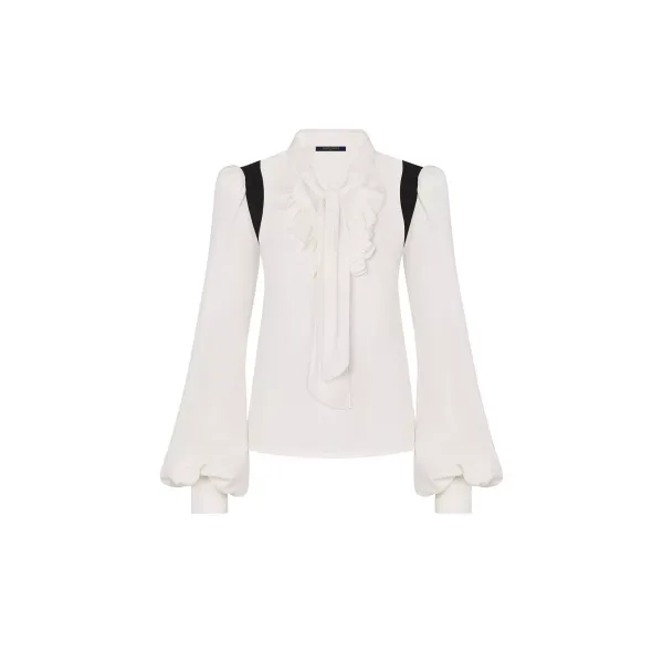 Lavalliere Collar Shirt