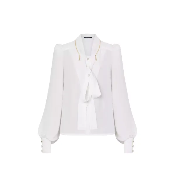 Lavalliere Collar Shirt
