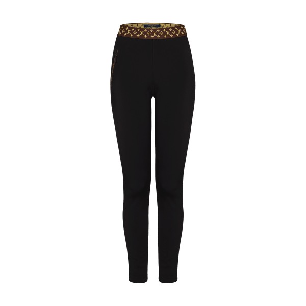 Leggings With Monogram Elastic Belt