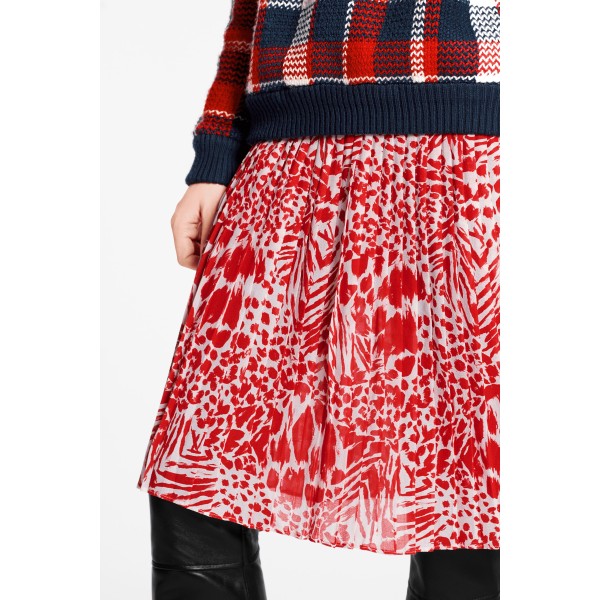 Long Raglan Sleeve Check Pullover
