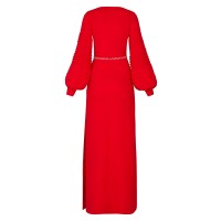 Long-Sleeved Evening Dress