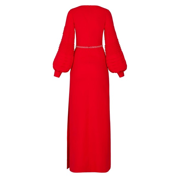 Long-Sleeved Evening Dress