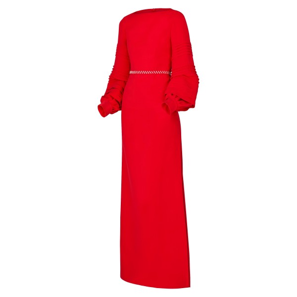 Long-Sleeved Evening Dress