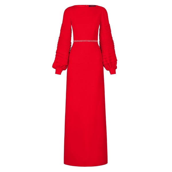 Long-Sleeved Evening Dress