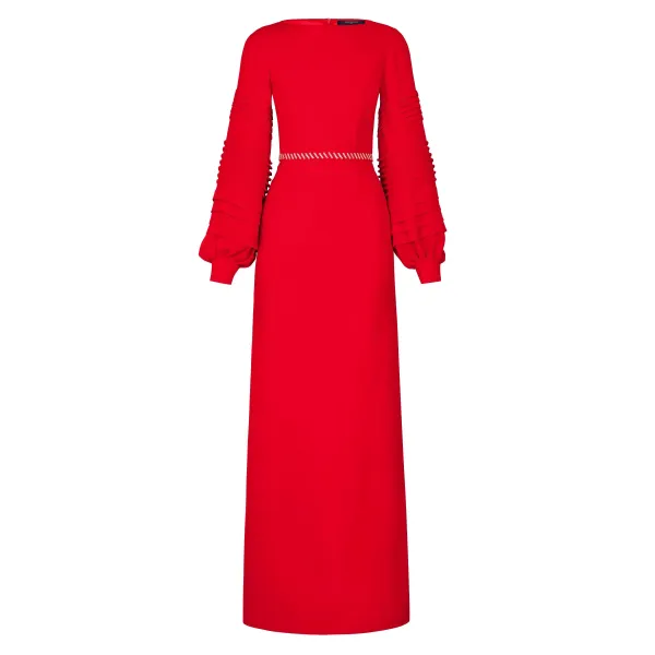 Long-Sleeved Evening Dress