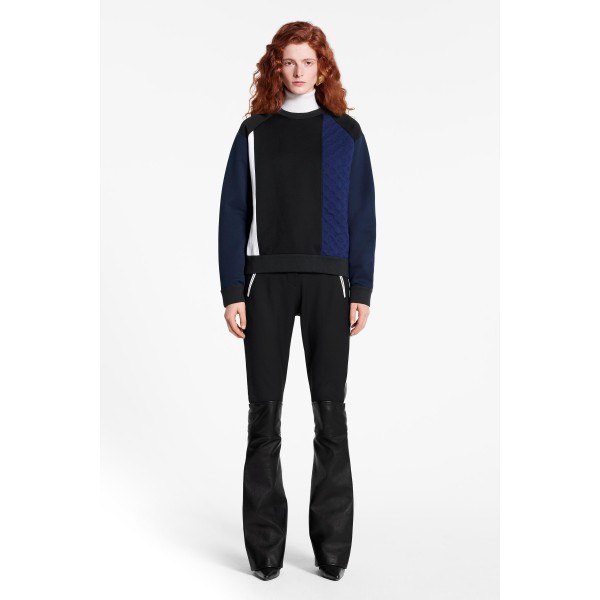 Long Sleeved Patchwork Sweatshirt