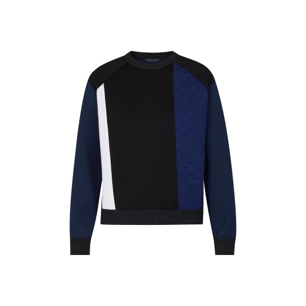 Long Sleeved Patchwork Sweatshirt