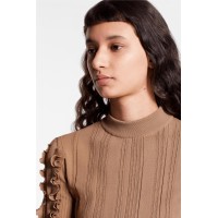 Long Sleeved Pullover With Frills