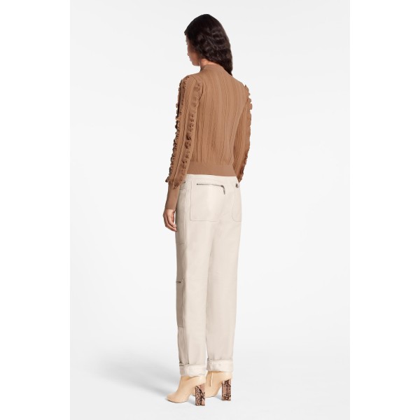 Long Sleeved Pullover With Frills