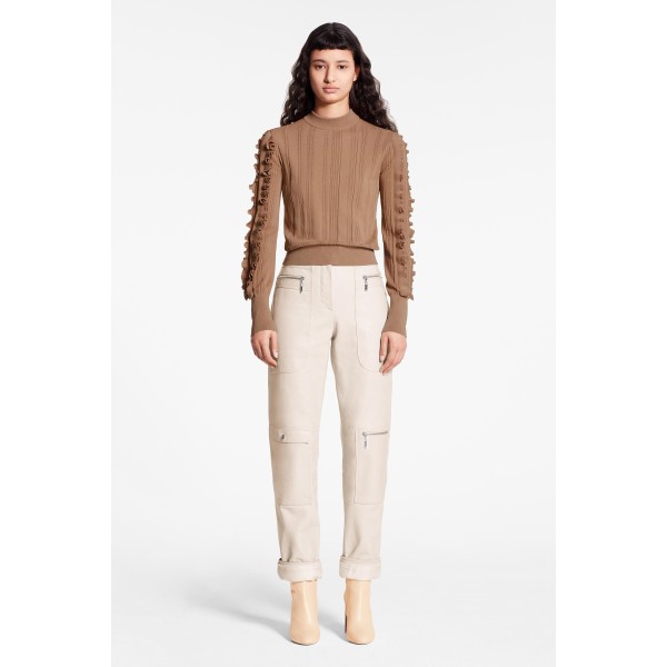 Long Sleeved Pullover With Frills