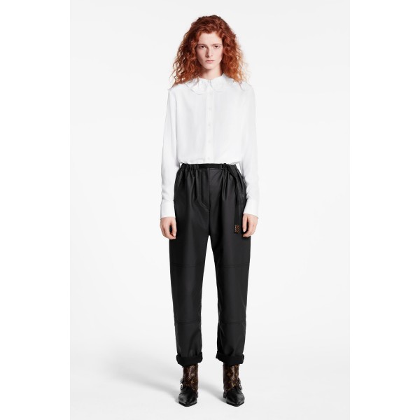 Long Sleeved Shirt With Embroidered Collar