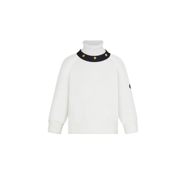 Long-Sleeved Turtleneck In Ribbed Wool