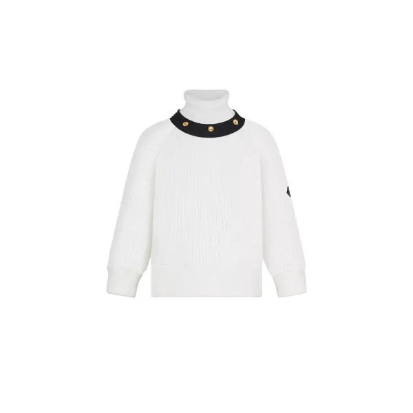 Long-Sleeved Turtleneck In Ribbed Wool