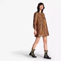 Loose Jacquard Dress