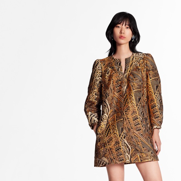 Loose Jacquard Dress