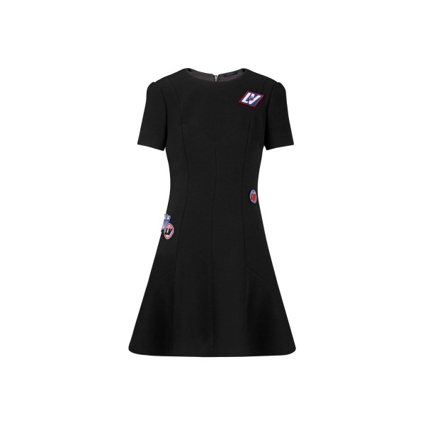 LV Airline Patches Skater Dress
