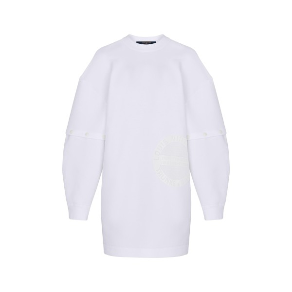 LV Stamp Sweatshirt Dress
