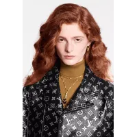 Monogram Printed Leather Biker Jacket