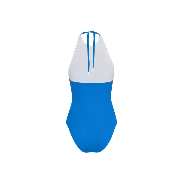 One-Piece Swimsuit With Racer Back And LV Stamp