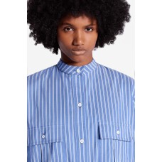 Oversized Shirt With Front Flap Pocket