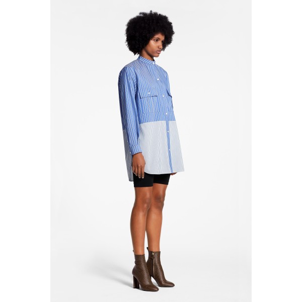 Oversized Shirt With Front Flap Pocket
