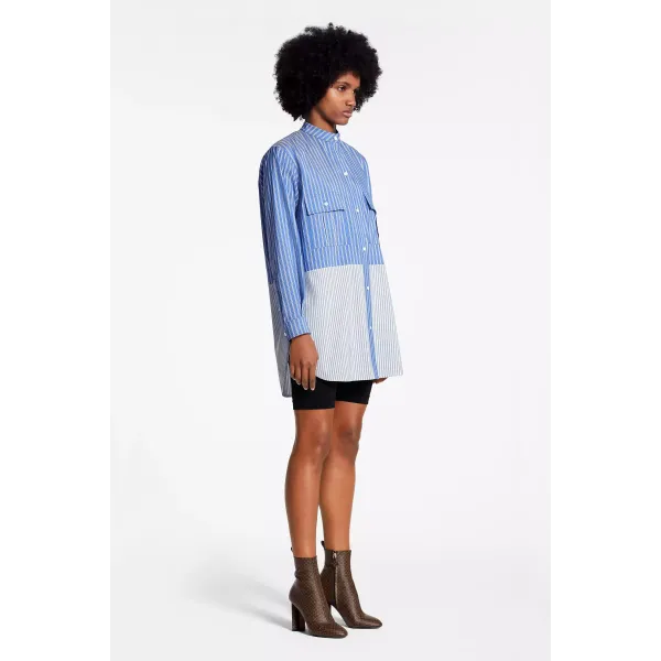 Oversized Shirt With Front Flap Pocket