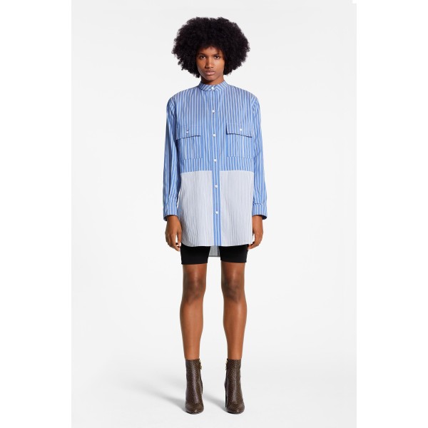 Oversized Shirt With Front Flap Pocket