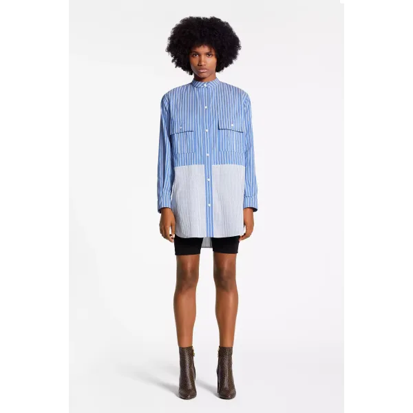 Oversized Shirt With Front Flap Pocket