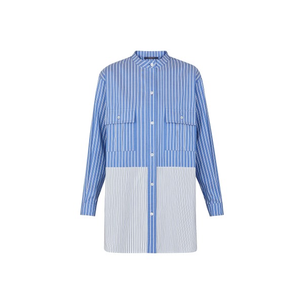 Oversized Shirt With Front Flap Pocket