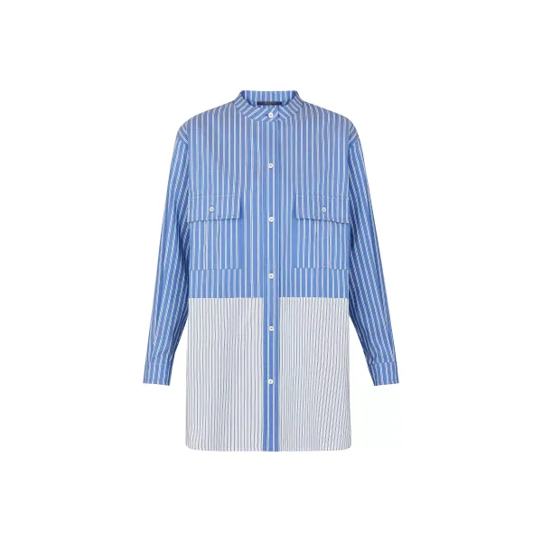 Oversized Shirt With Front Flap Pocket