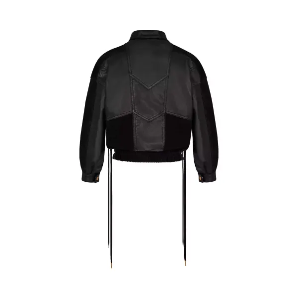 Patchwork Leather Jacket