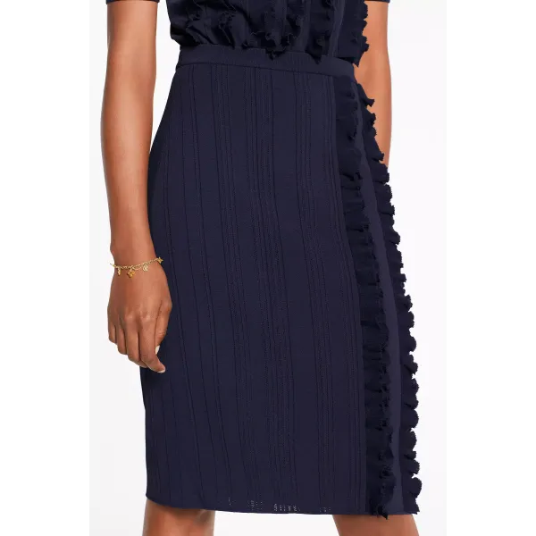 Pencil Skirt With Frills