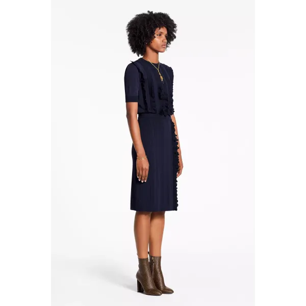 Pencil Skirt With Frills