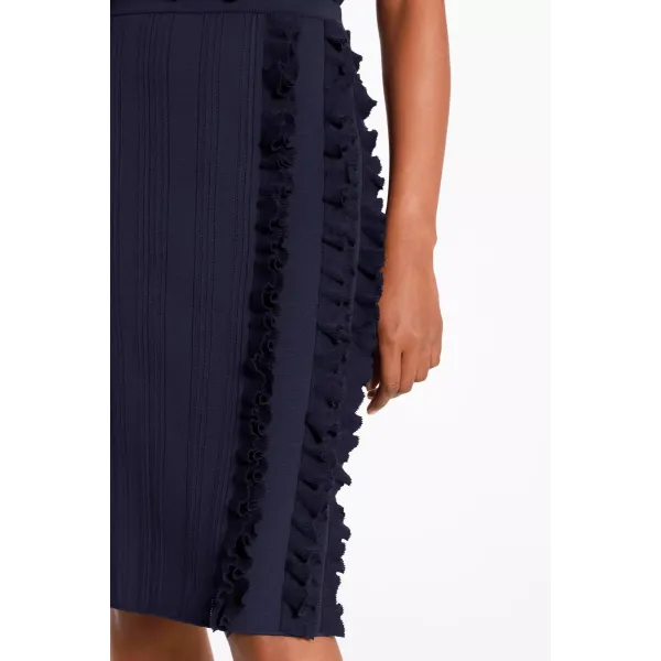 Pencil Skirt With Frills