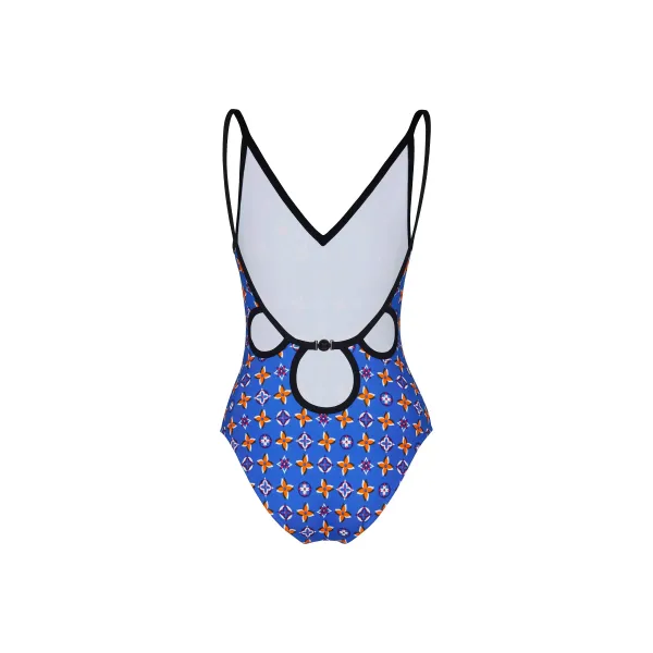Printed One-Piece Swimsuit