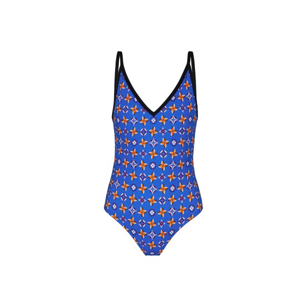 Printed One-Piece Swimsuit