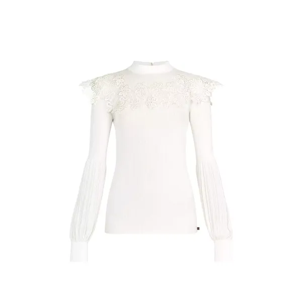 Pullover With Lace