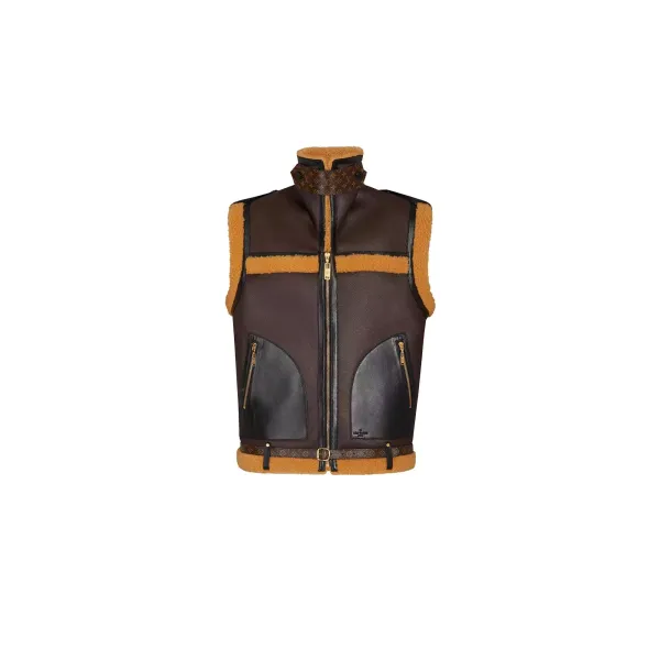 Shearling Aviator Gilet