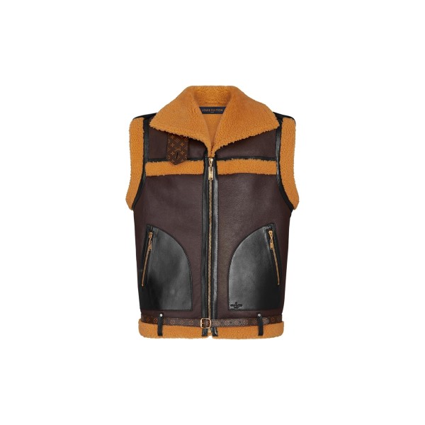 Shearling Aviator Gilet