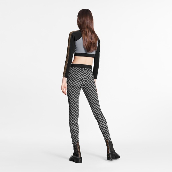 Shiny Damier Leggings