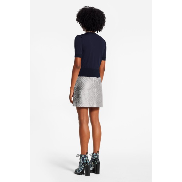 Short Sleeved Pullover With Frills