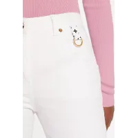 Skinny Pants With Contrasting Back Patch